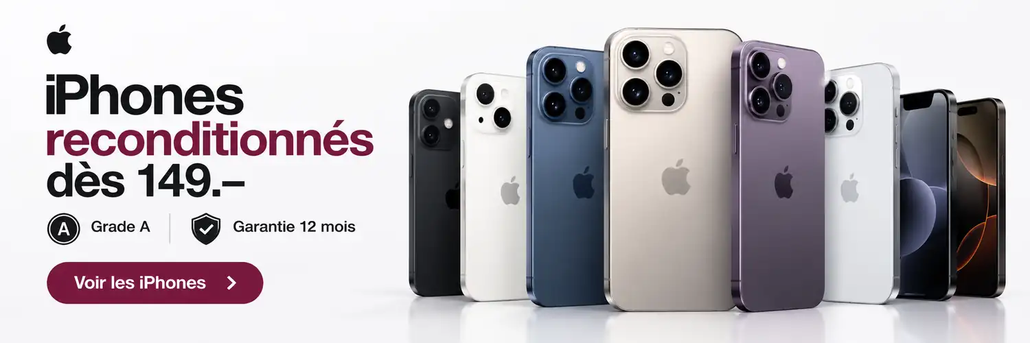 iPhones reconditionnés dès 149.– – garantie 12 mois, Phonelab Store Genève
