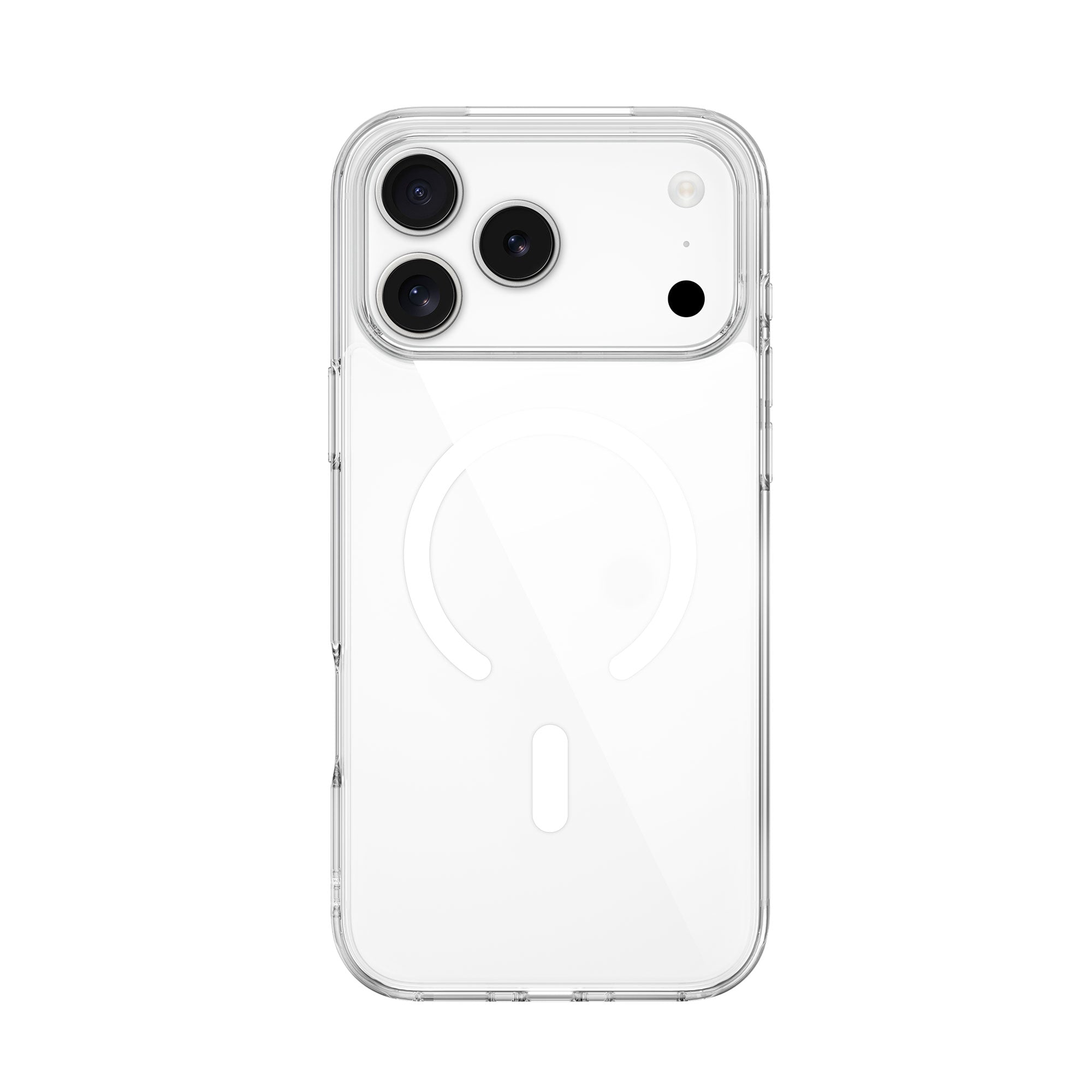 Coque magnétique transparente renforcée 2,5 mm – iPhone 17 / 17 Pro / Pro Max — accessoire disponible chez Phonelab Store, Rue de Lausanne 29, Genève