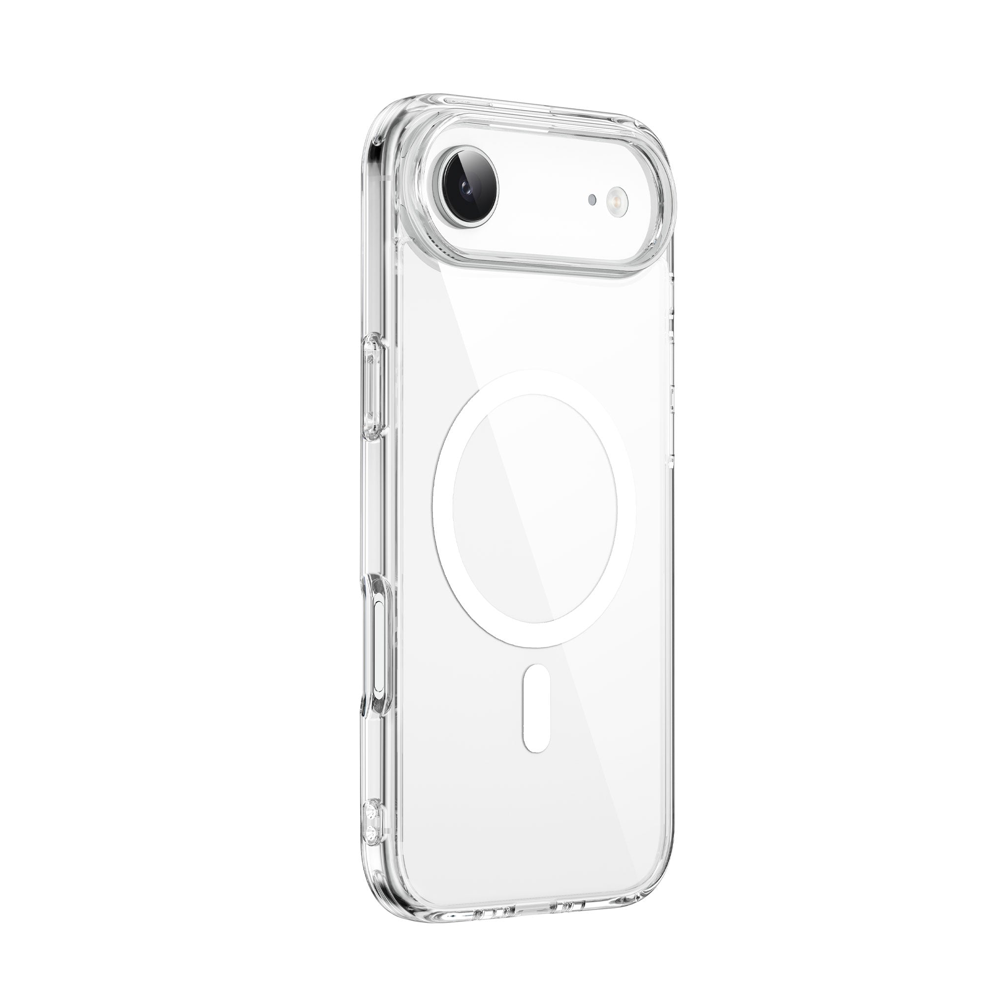 Coque magnétique transparente renforcée 2,5 mm – iPhone 17 / 17 Pro / Pro Max — accessoire disponible chez Phonelab Store, Rue de Lausanne 29, Genève