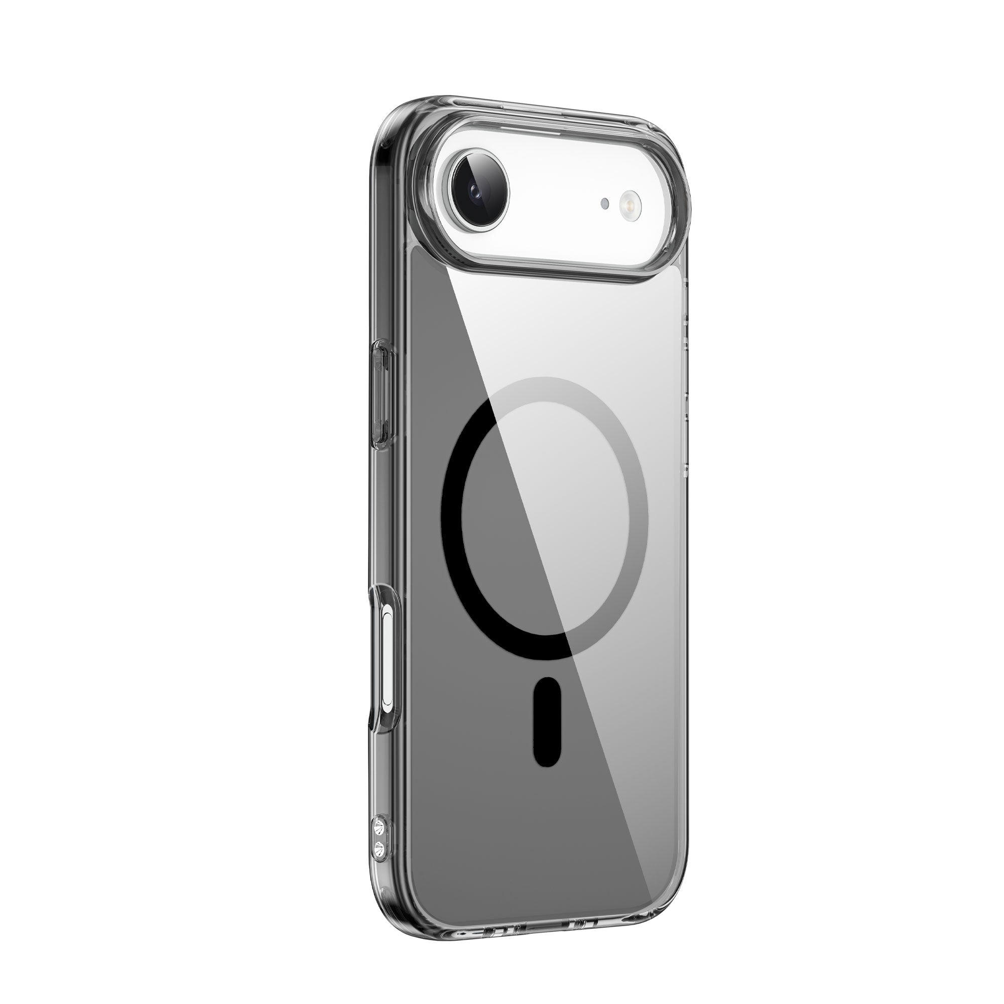 Coque magnétique transparente renforcée 2,5 mm – iPhone 17 / 17 Pro / Pro Max — accessoire disponible chez Phonelab Store, Rue de Lausanne 29, Genève