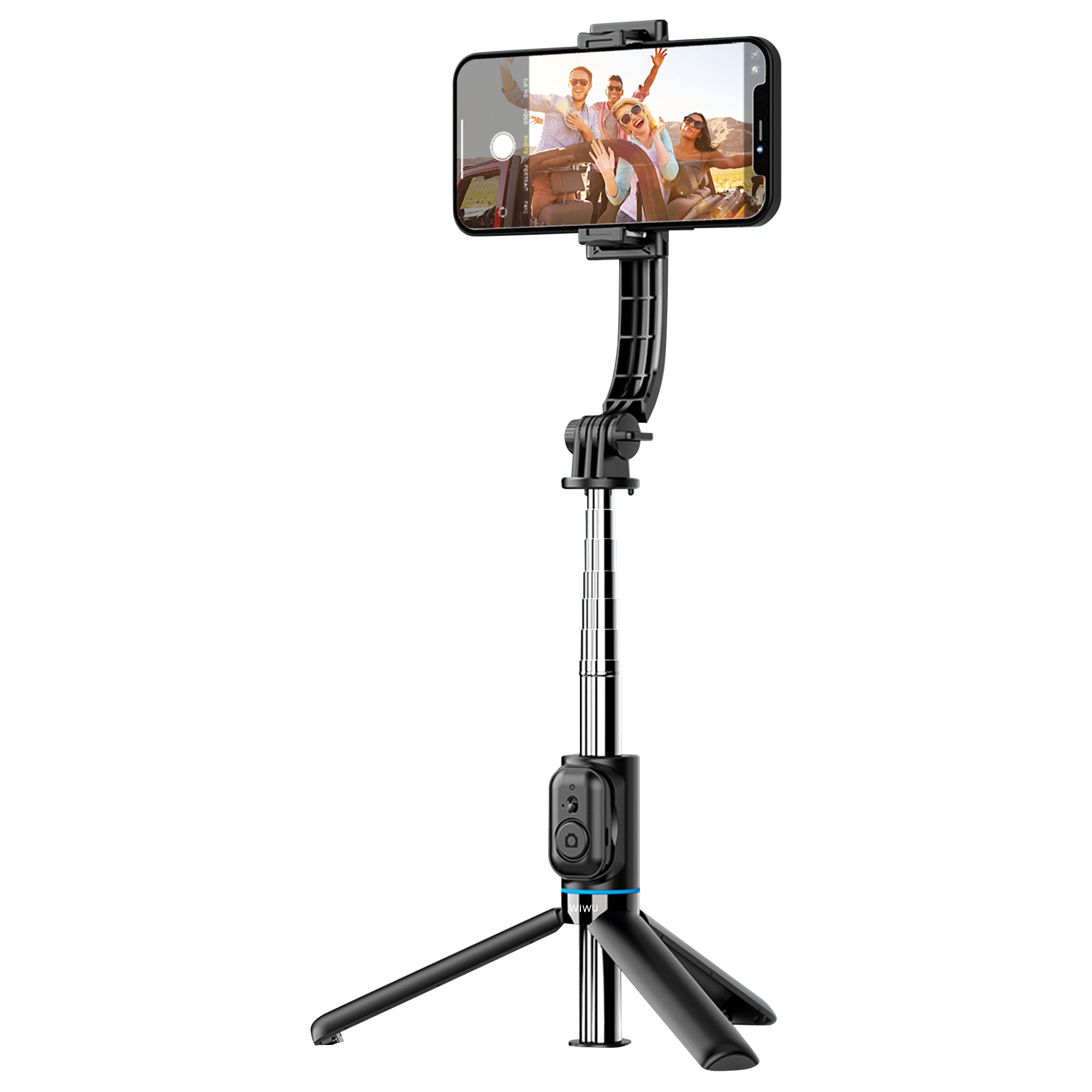 Perche à selfie avec trépied détachable — accessoire disponible chez Phonelab Store, Rue de Lausanne 29, Genève