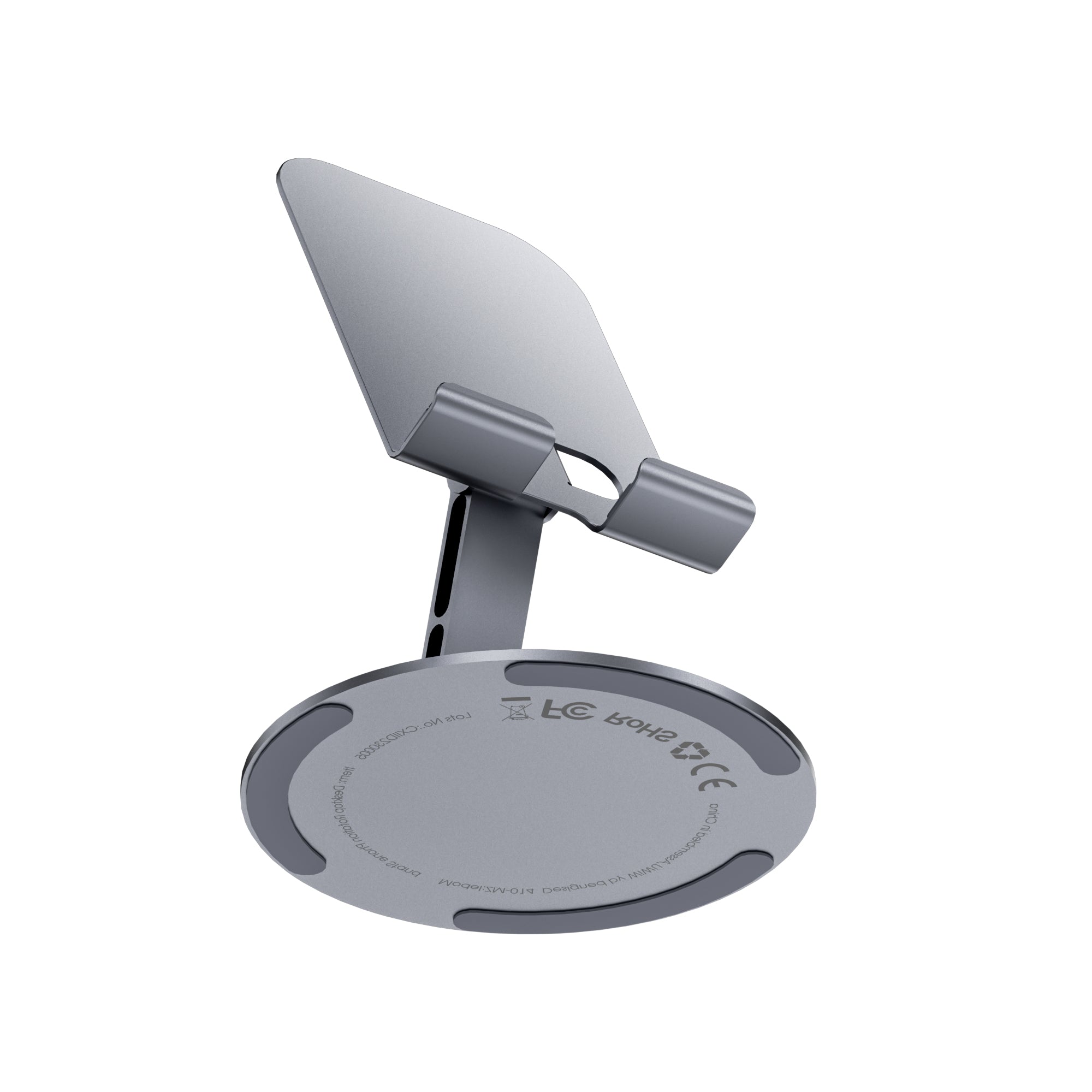 Support de bureau pliable rotatif 360° pour smartphone — accessoire disponible chez Phonelab Store, Rue de Lausanne 29, Genève