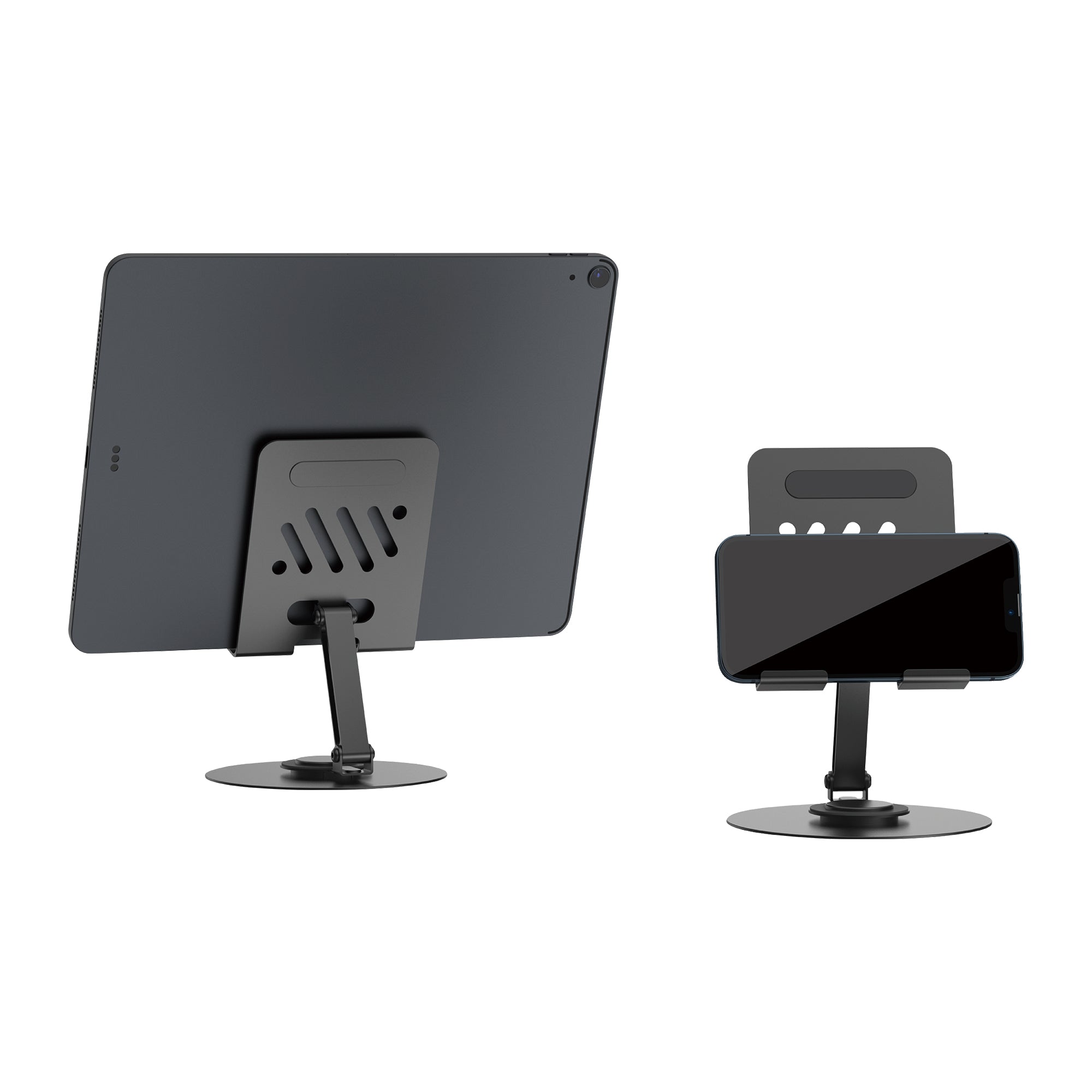 Support de bureau rotatif pour smartphone — accessoire disponible chez Phonelab Store, Rue de Lausanne 29, Genève