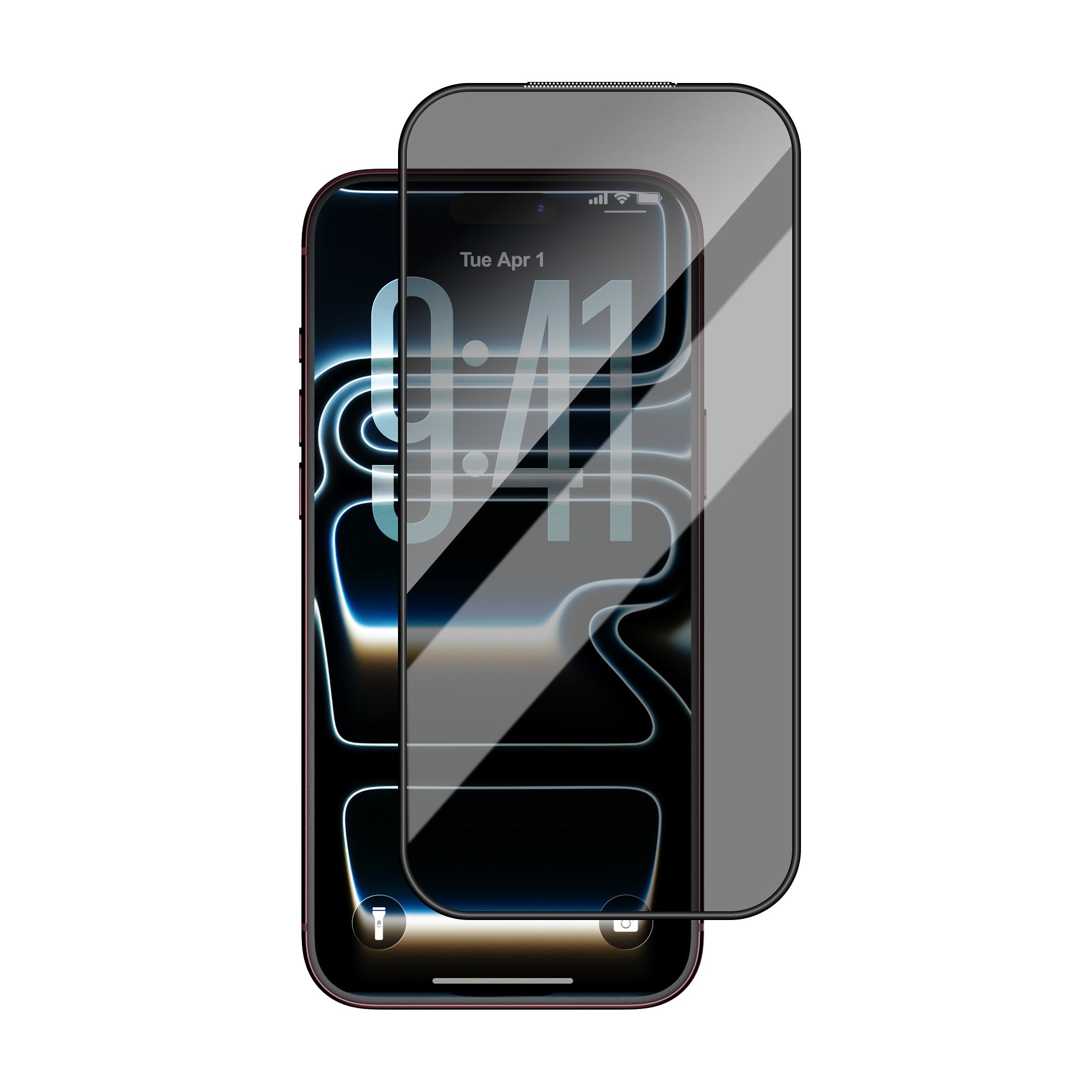 Verre trempé anti-espion 2.5D – iPhone 17 / 17 Pro / Pro Max — accessoire disponible chez Phonelab Store, Rue de Lausanne 29, Genève